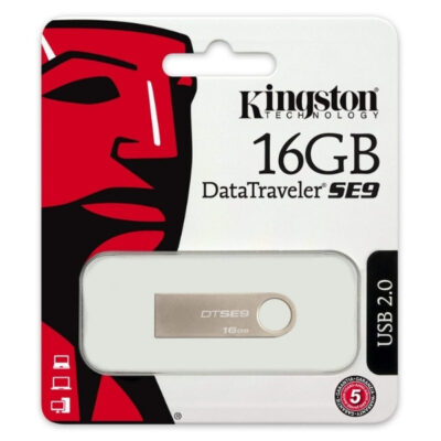 فلش مموری کینگستون مدل USB2 ظرفیت 16 گیگابایت 16GB نقره ای