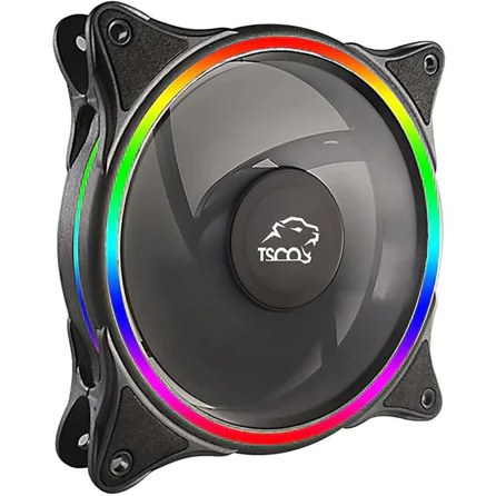 xFeJ1rofTwywf79V فن کیس تسکو مدل GFAN 130 با نورپردازی ARGB - تصویر 1