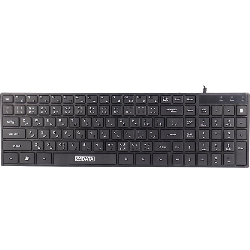 SADATA-SK-202-Wierd-Keyboard-(5) کیبورد SADATA SK-204