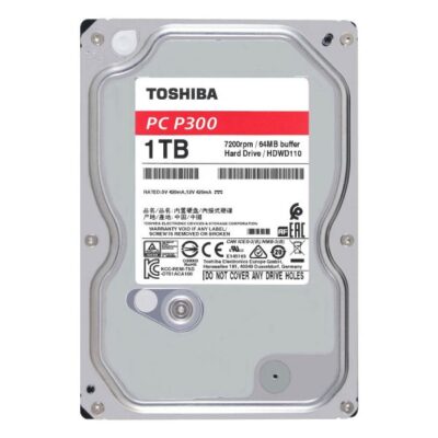 هارد دیسک اینترنال توشیبا مدل HDWD110 ظرفیت 1TB استوک